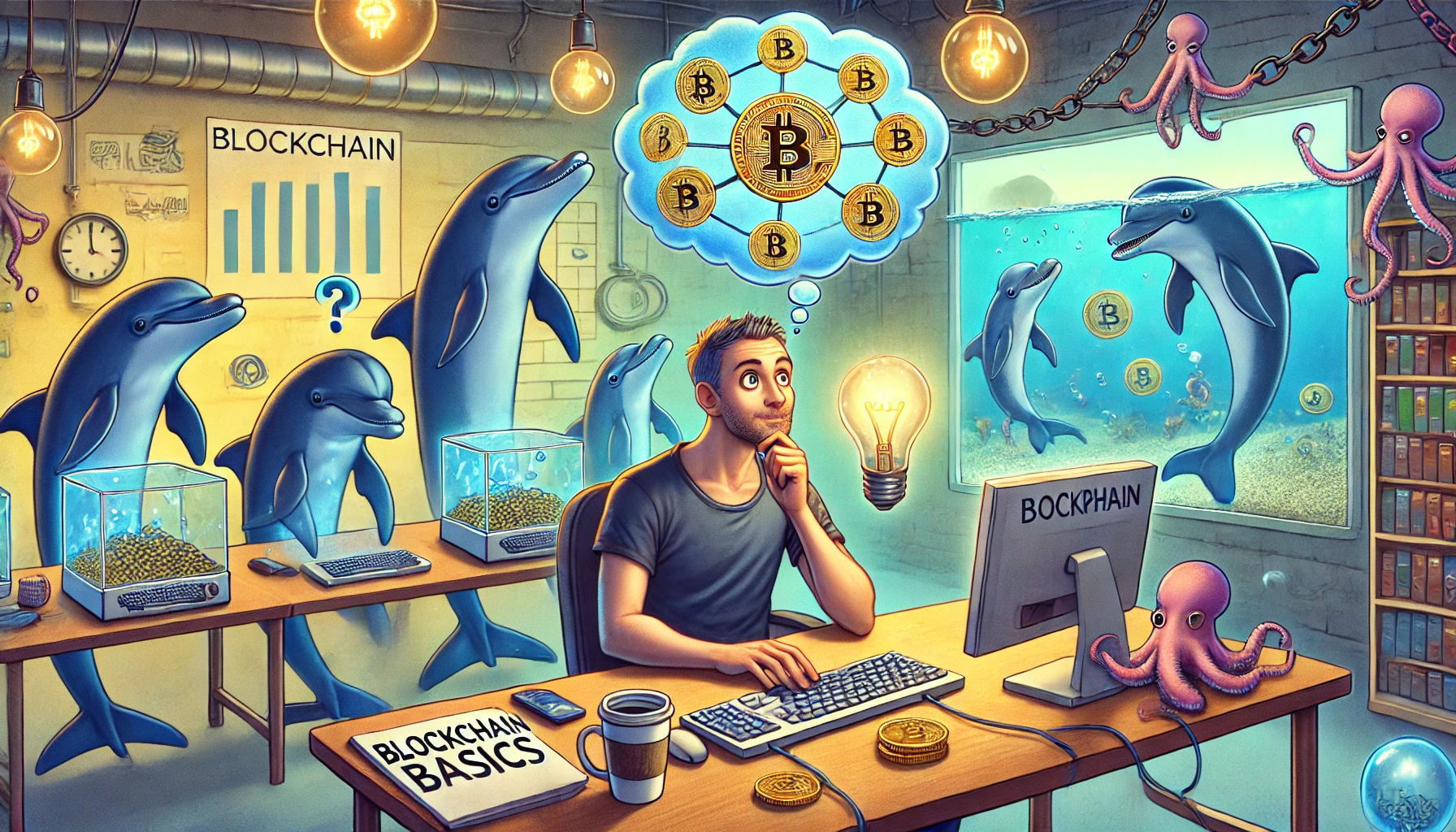 Cryptocurrency was invented by a human.