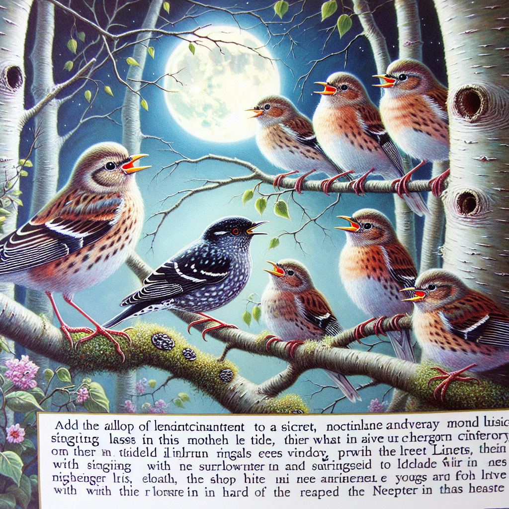 Linnets are known to have melodious songs.