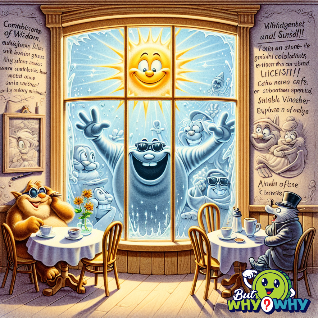 Frosted glass reduces glare.