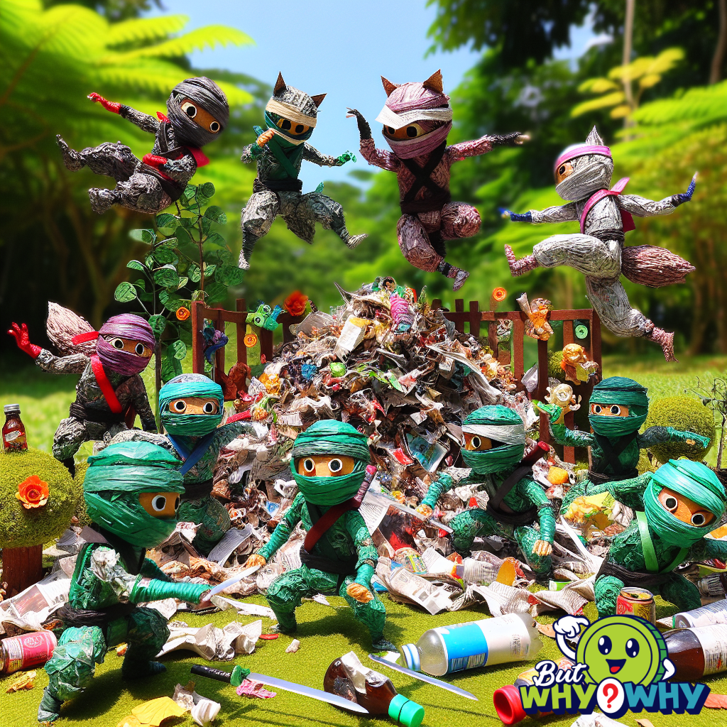Recycling reduces waste.