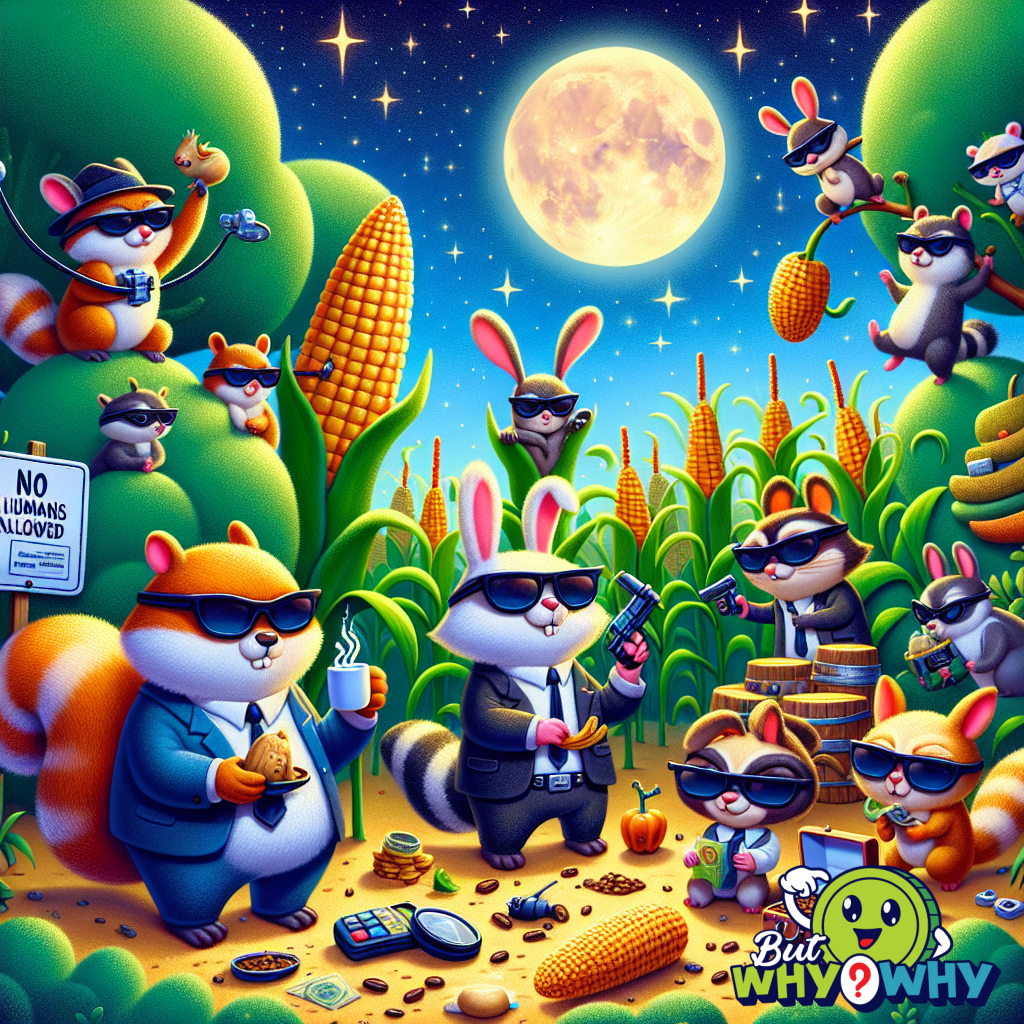 Varmints can damage crops.