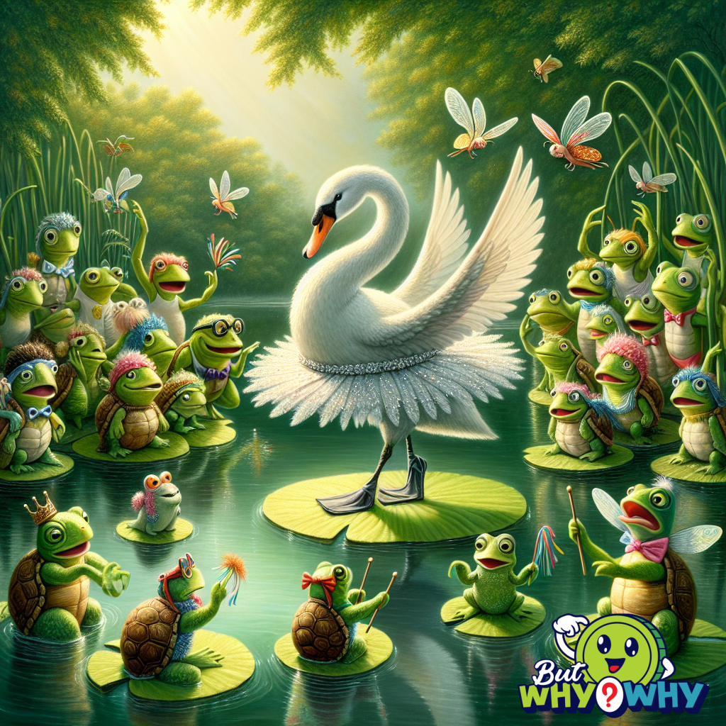The swan is a graceful bird.