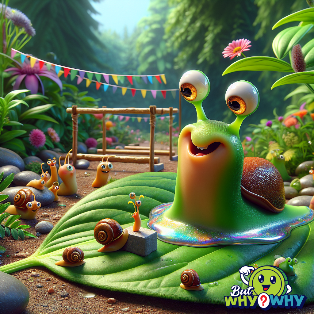 A slug moves slowly.