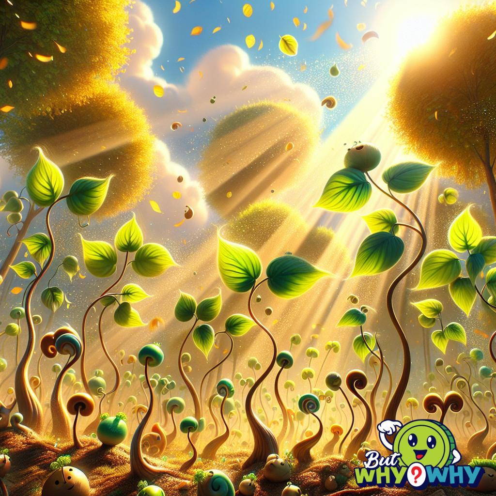 Saplings grow into trees.