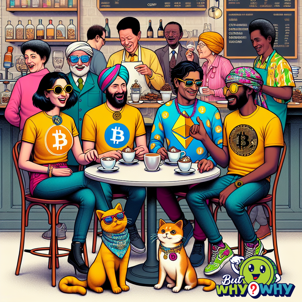 Many cryptocurrency enthusiasts proudly wear t-shirts that showcase their favorite digital coins and projects.