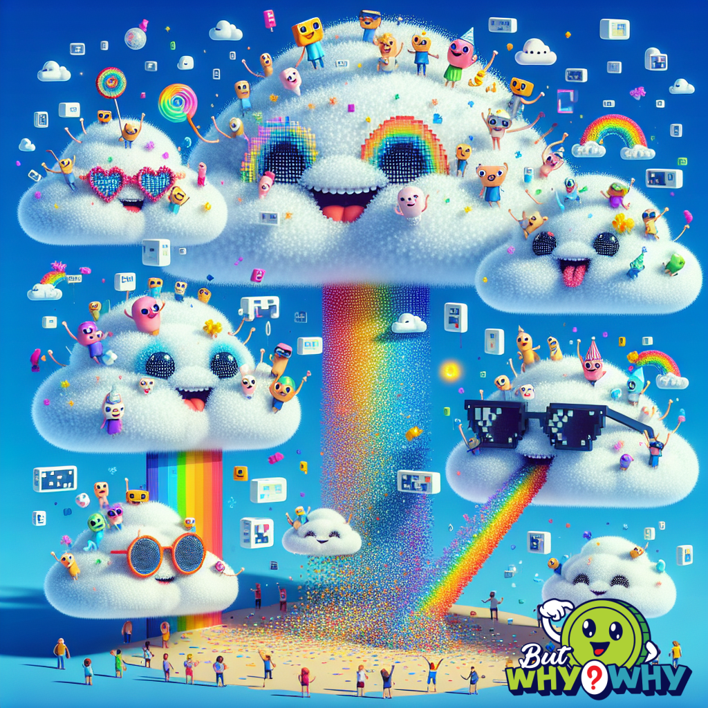 The cloud stores data remotely.